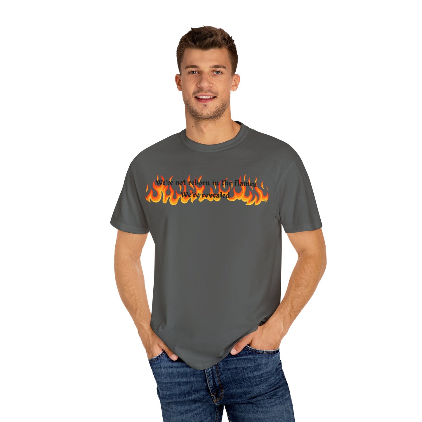Officially Licensed Reborn In the Flames T-shirt