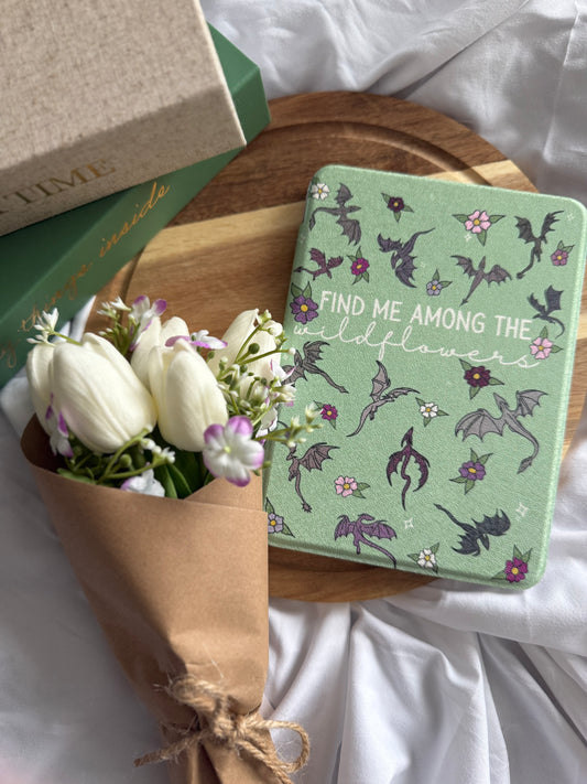 Andi Find me among the Wildflowers Collab Kindle Case